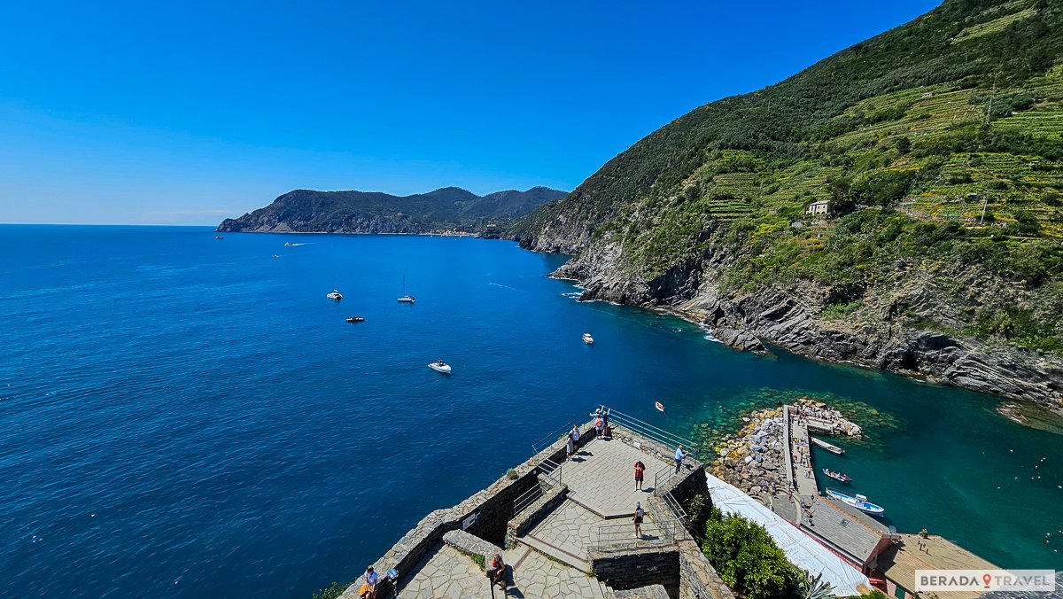Vernazza: Vista do Castelo Doria
