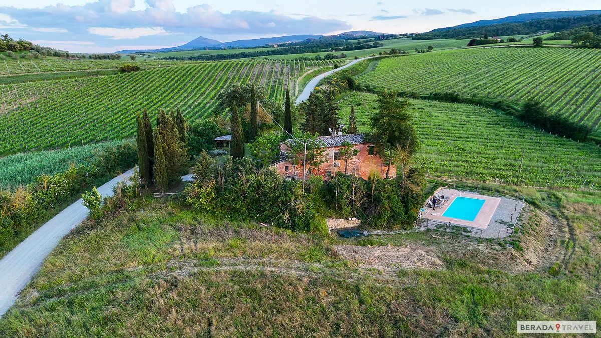 Agriturismo Podere Le Crete, onde ficamos hospedados