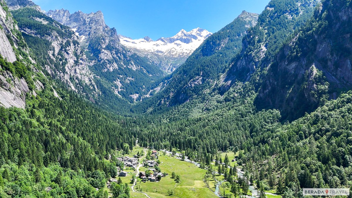Vista da Reserva Natural de Val di Mello