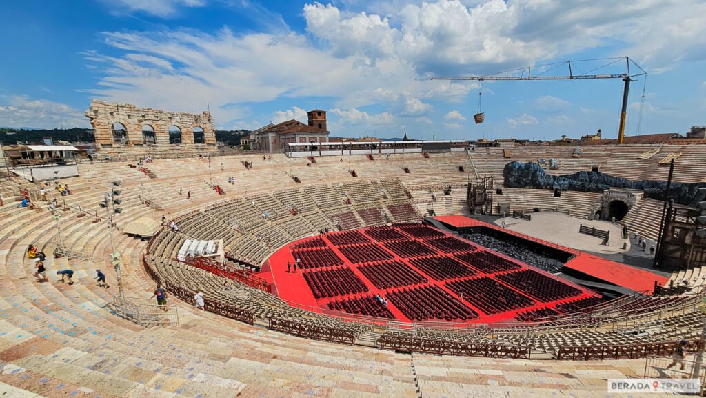 Área montada para o Festival de Ópera