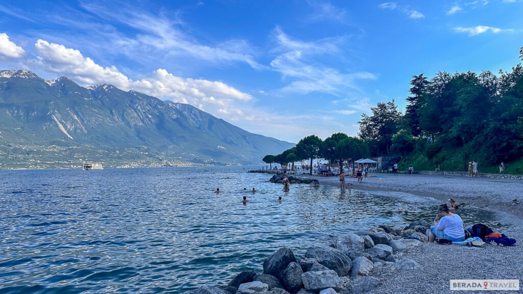 Fim de Tarde relaxando no Lago de Garda