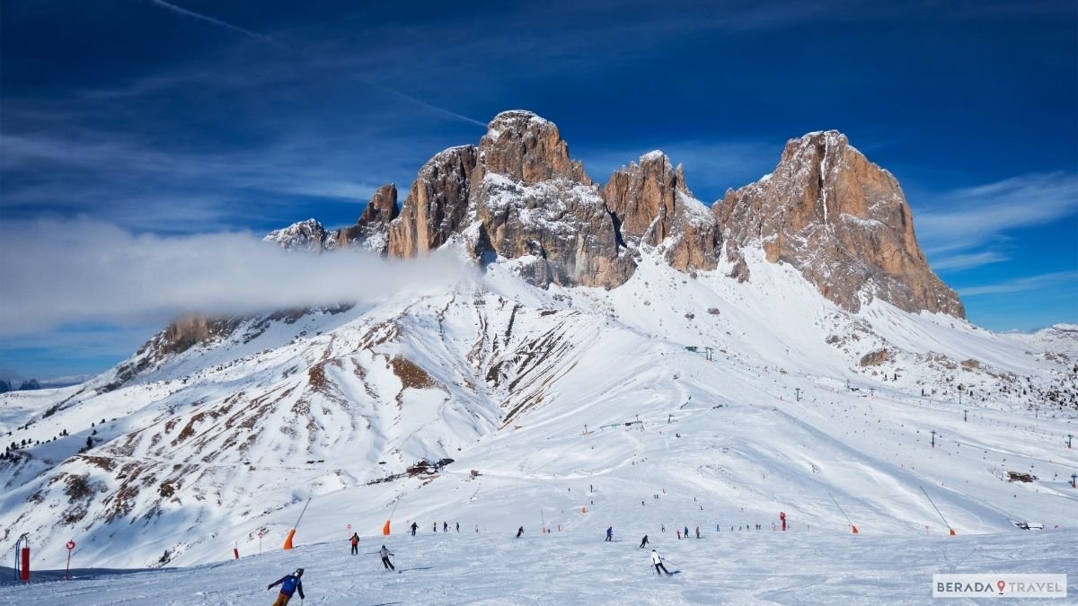 Dolomitas no Inverno
