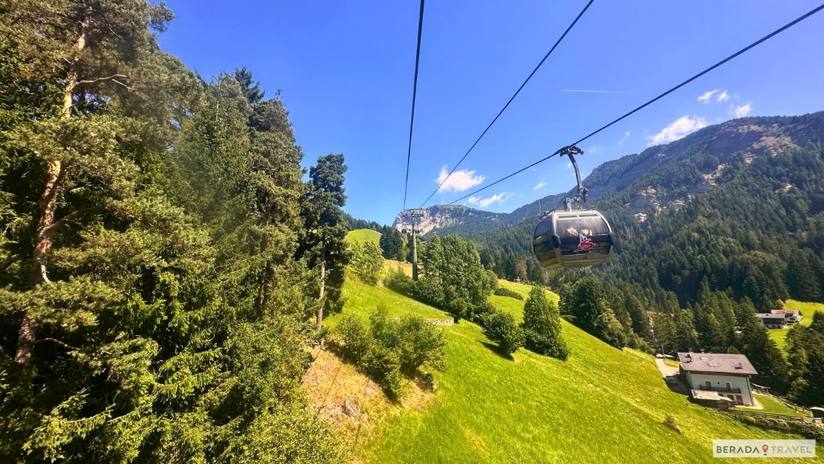 Teleférico: Primeira subida